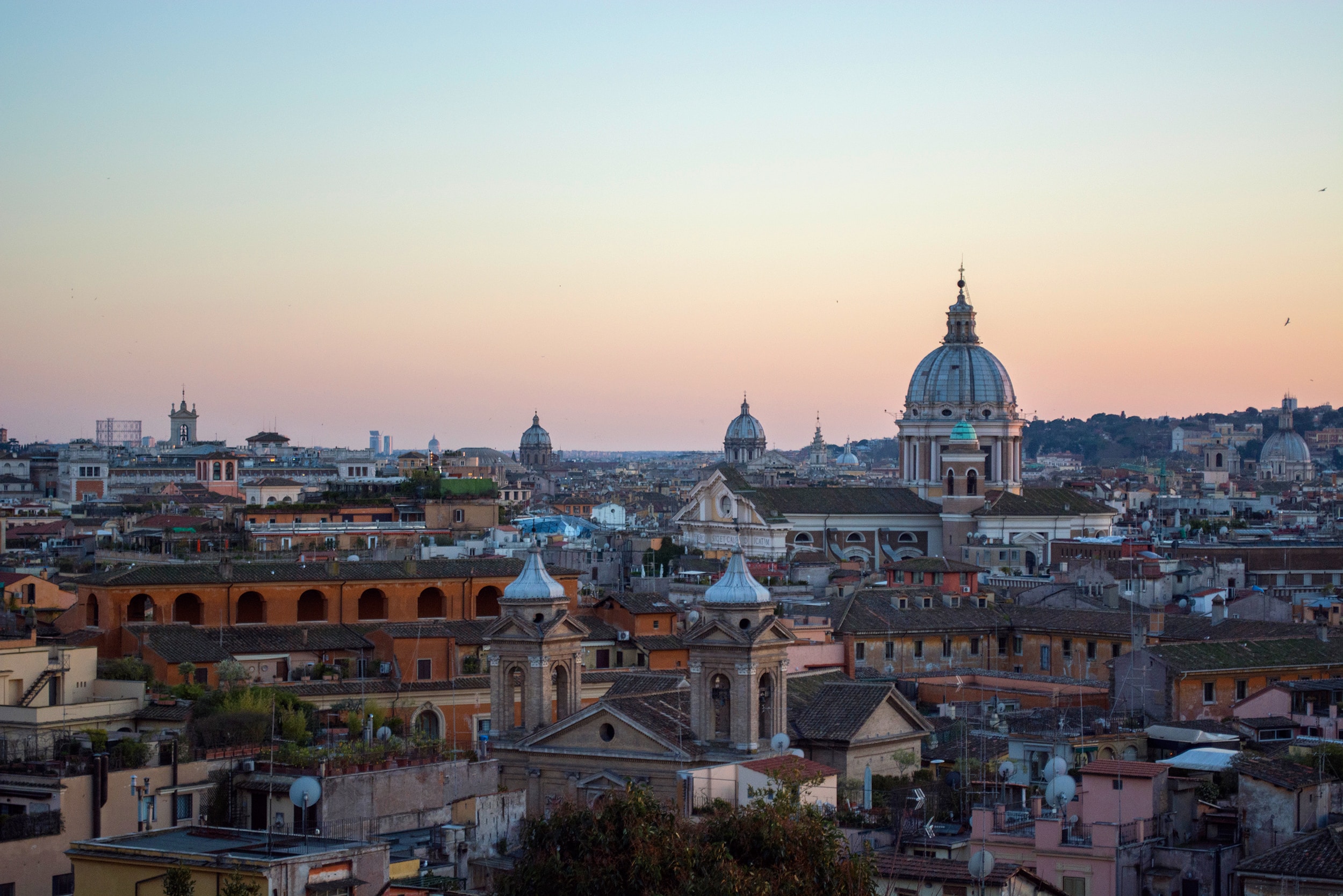 skyline of Rome
